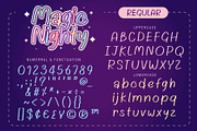 Magic Nighty Font, a Handwritten Font by KengGraphic (Thumbnail 7 of 11)