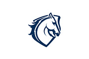 Mustang head logotype, a Branding & Logo Template by Mister Chek (Thumbnail 2 of 3)