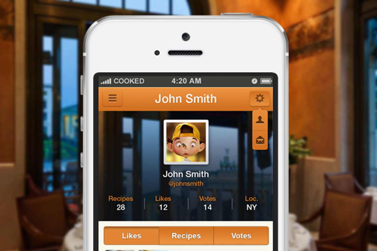 Cooked iPhone App Template, an App Template by Cyberspace Builder (Photo 3 of 5)