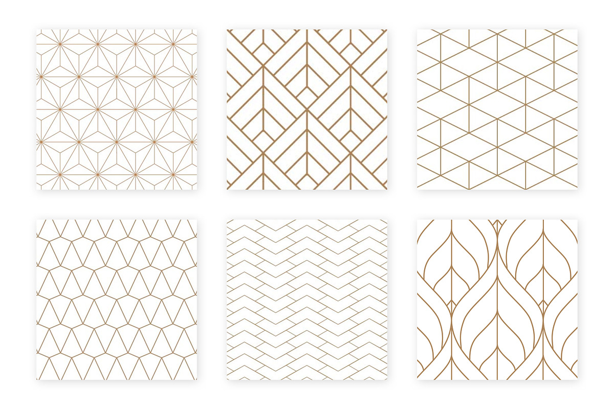 Set of Geometric seamless patterns., a Pattern Graphic by Getalo Viktoriia (Photo 2 of 9)