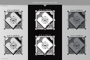 Ex Libris Bookplate with Eye, an Education Illustration by Tovarkovdesign (Thumbnail 2 of 5)