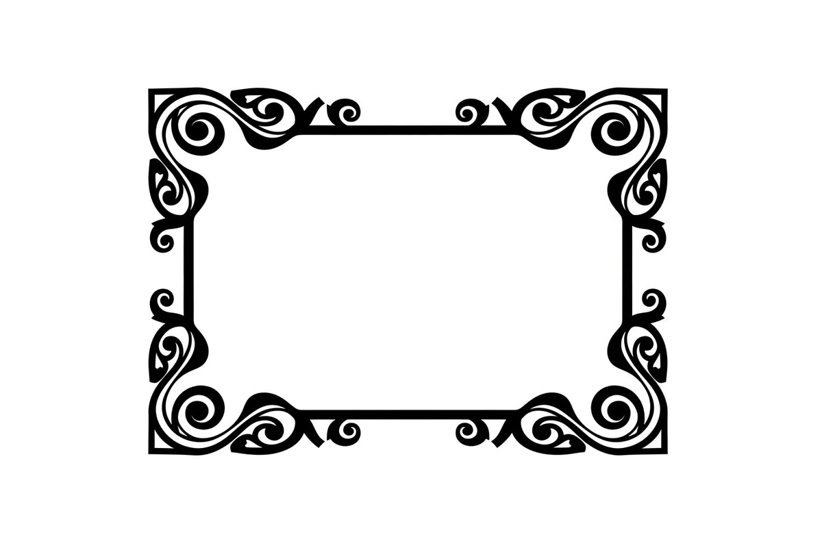 Vintage Scroll Corner Frame Bundle, an Illustration by Gfx_Store (Photo 48 of 48)