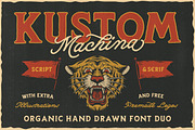 Kustom Machina - Font Duo & Bonus!, a Serif Font by IronbirdCreative (Thumbnail 1 of 10)