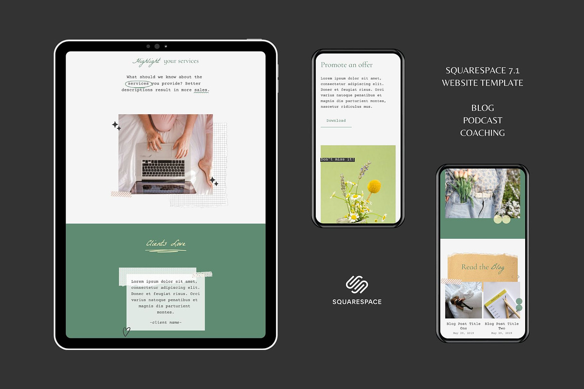 Coaching Squarespace 7.1 Website, a Squarespace Template by Mozen Design (Photo 2 of 7)