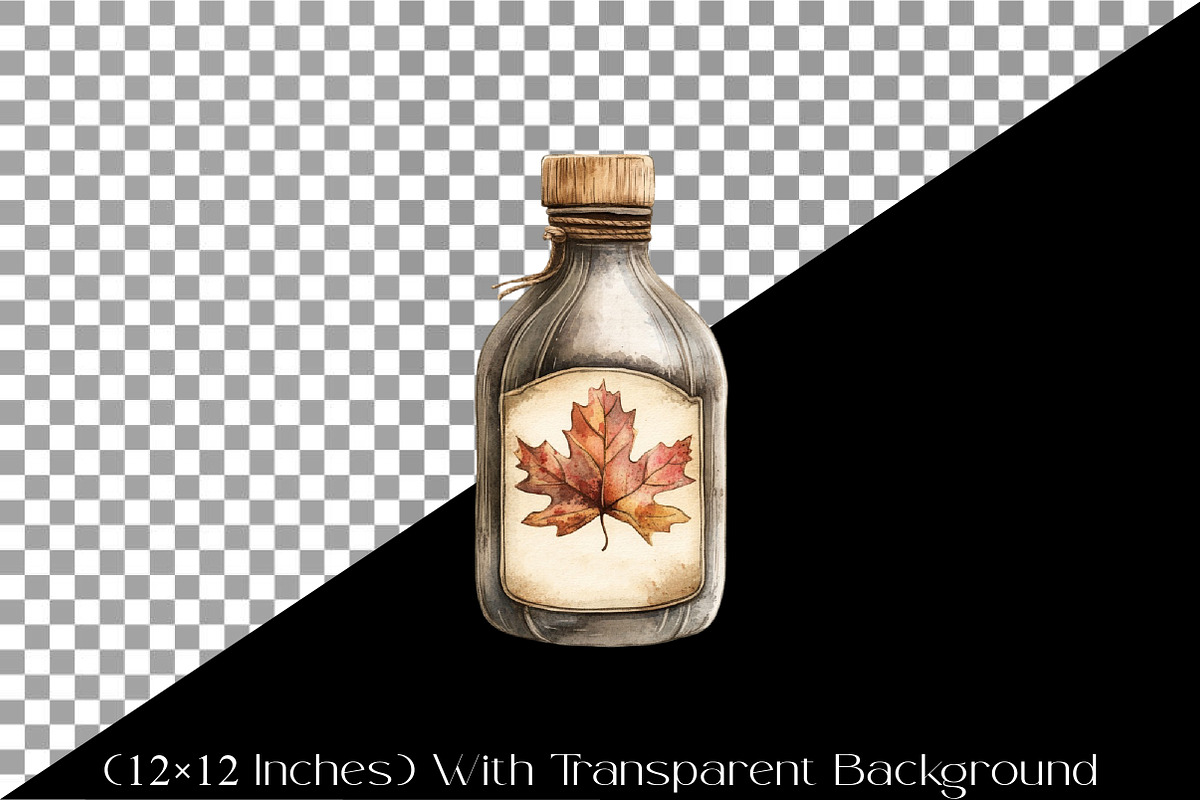 Watercolor Maple Syrup Clipart, an Illustration by Watercolor design (Photo 7 of 12)