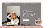 About Page • Elementor Template, a WordPress Template by Jordanne Co. Websites (Thumbnail 1 of 5)