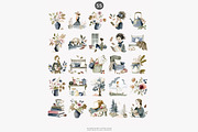 cozy autumn charm clipart set, a Decorative Illustration by Patishop Art (Thumbnail 10 of 11)