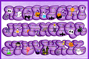 Halloween Font, a Handwritten Font by Coco Bloom (Thumbnail 3 of 9)