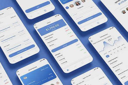 Bill Split & Invoice Payment App, an App Template by nagaredesignstudio