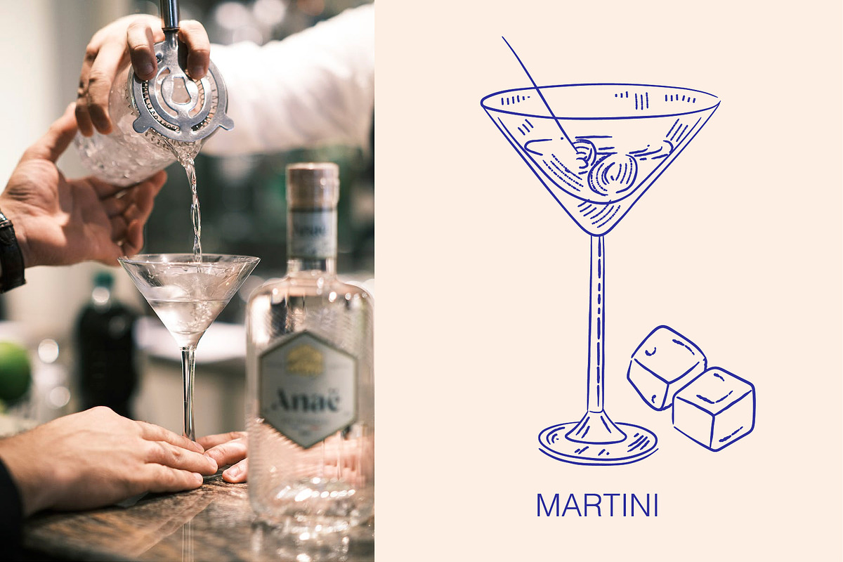 Cocktails vintage illustrations, a Food Illustration by Chaka_32 (Photo 2 of 4)