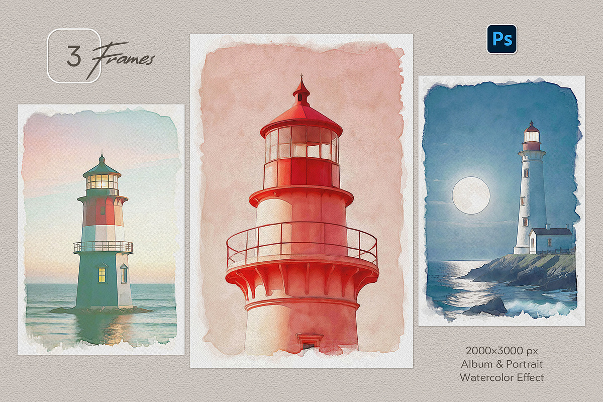 Watercolor Effect, a Layer Style Add-On by Andrew Skoch Design (Photo 2 of 7)