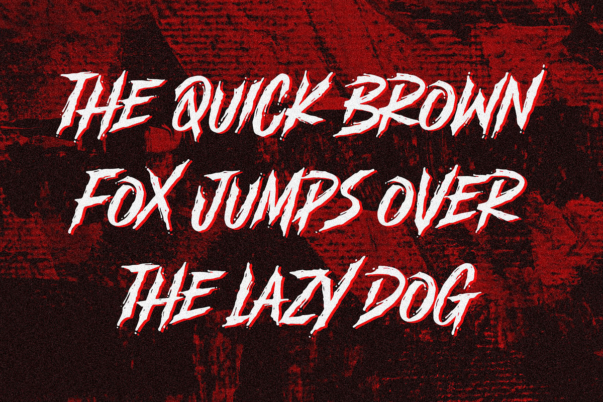 Secret Solver - Scary Horror Font, a Handwritten Font by HanzelSpace Studio (Photo 6 of 7)