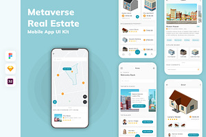 Metaverse Real Estate App UI Kit