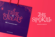 The Spokill Halloween Typeface, a Script Font by alit design (Thumbnail 8 of 16)