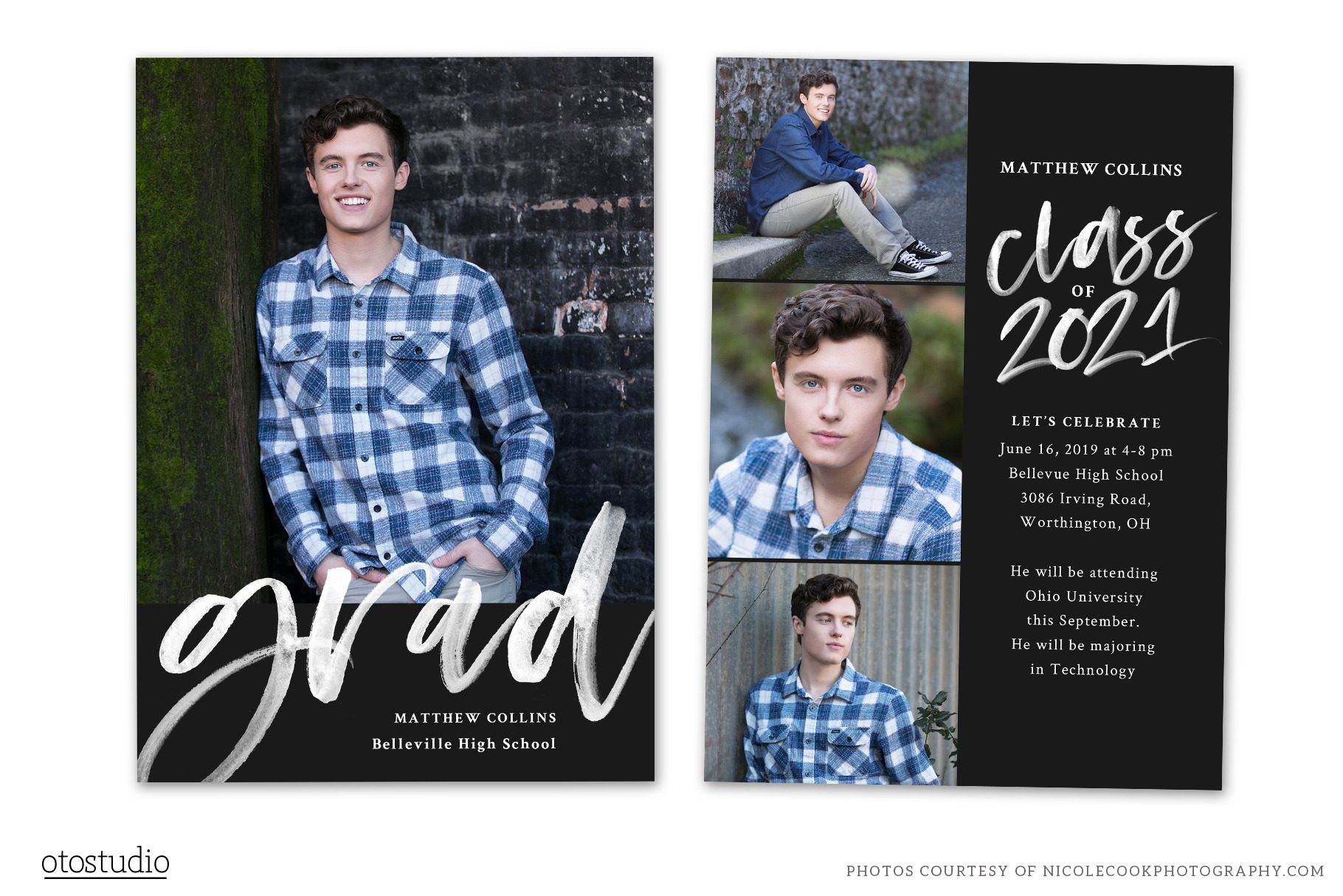 Graduation Card Template 2021 Senior, a Card Template by OtoStudio