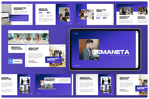 Corporate Pitch Deck Keynote, a Presentation Template by Annora Studio