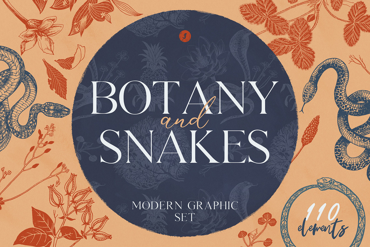 Botany and Snakes, an Object Graphic by Freezerondigital (Photo 1 of 16)