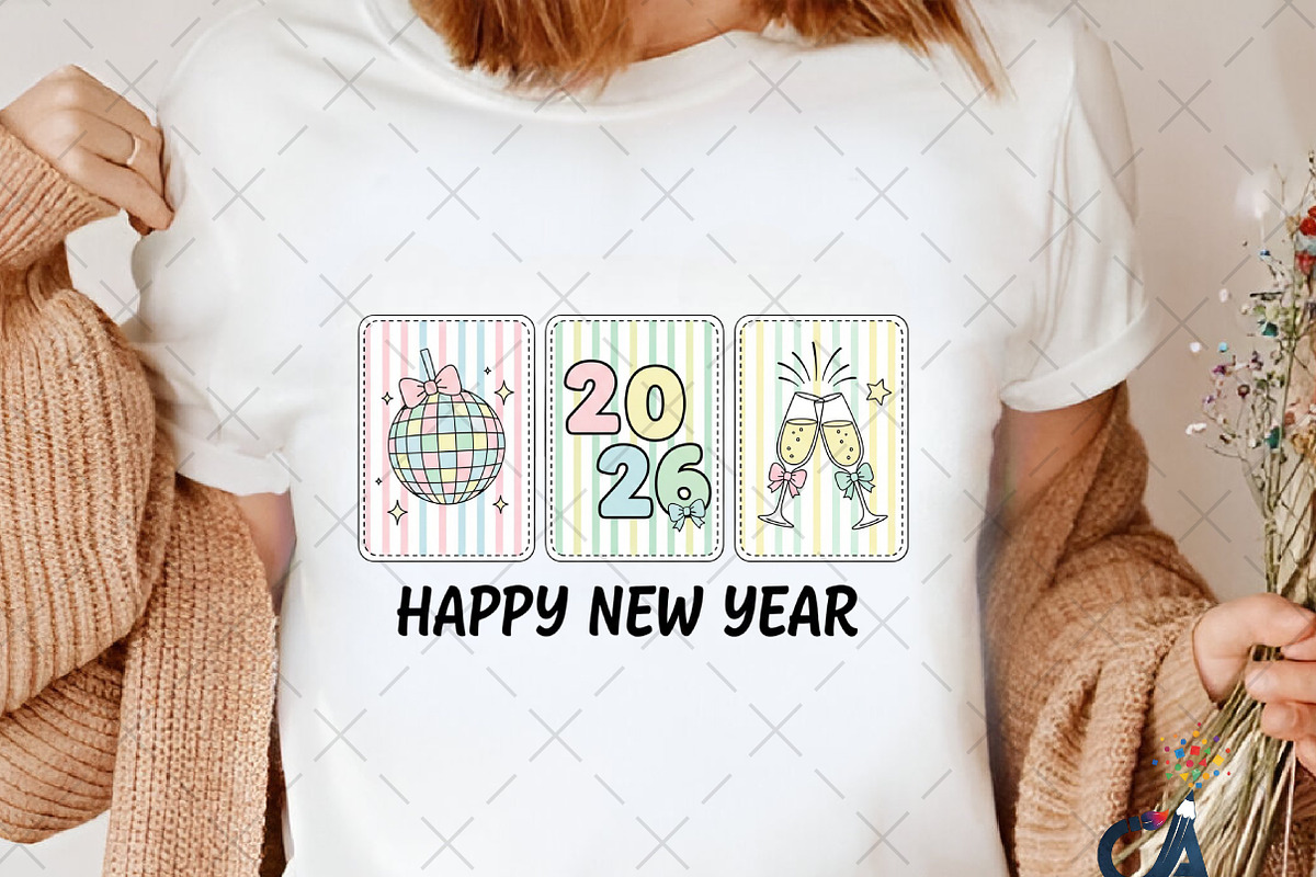 Happy New Year 2026 Frame PNG, an Illustration by Creative Art (Photo 3 of 6)
