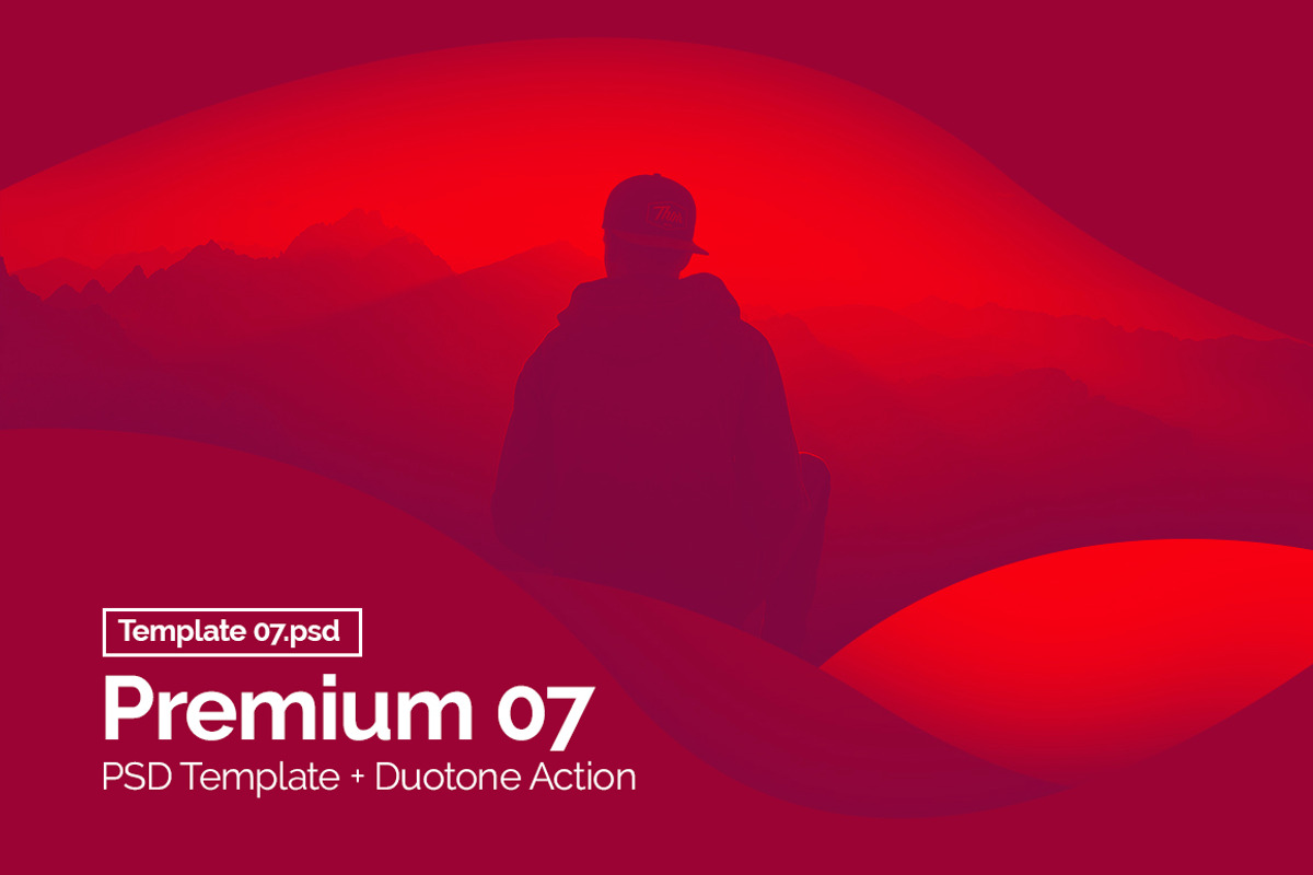 PSD Template + Duotone Action, an Action Add-On by Graphicboom (Photo 9 of 32)