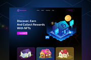NFT Game Landing Page, a Landing Page Template by Sujun Baidyaa (Thumbnail 3 of 3)