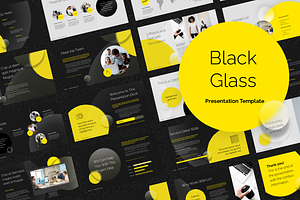 Black Glass - PowerPoint Template