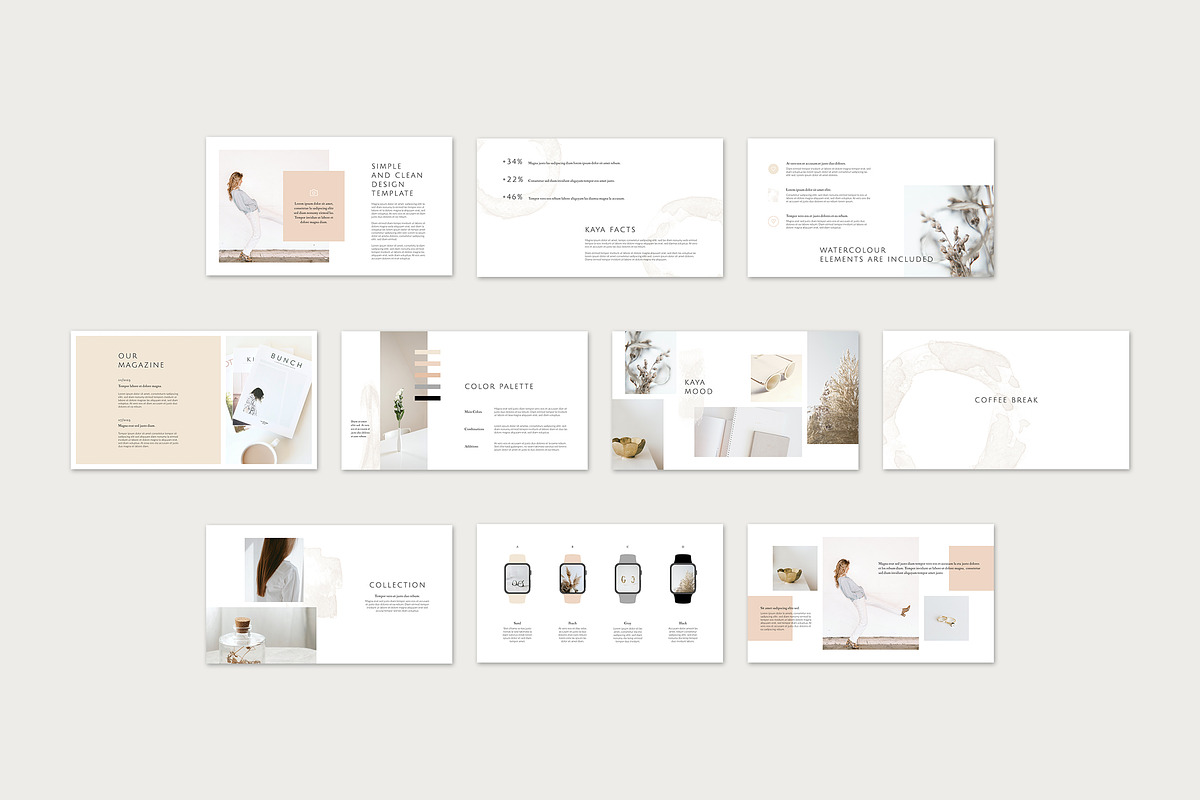KAYA Keynote Brand Guidelines, a Presentation Template by AgataCreate (Photo 6 of 12)