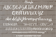 Atingle | Handwritten Font, a Script Font by Artstudio (Thumbnail 7 of 7)