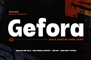 Bold Inktrap Sans Font - Gefora, a Sans Serif Font by Say Studio (Thumbnail 1 of 10)