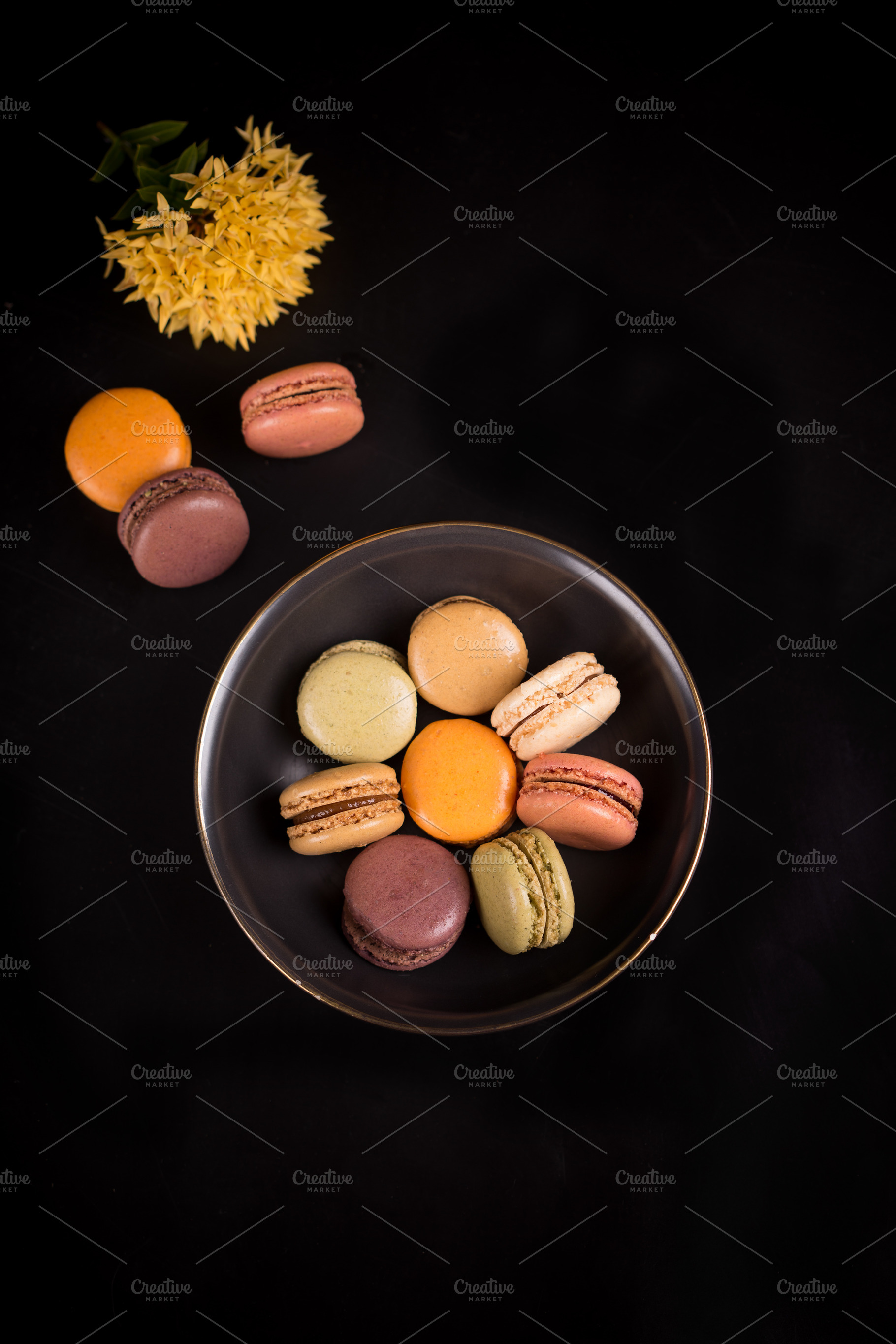 macaron cookies, a Food & Drink Photo by peterzsuzsa