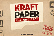 100 Kraft Paper Textures, a Texture Graphic by Bart Wesolek (Thumbnail 1 of 8)