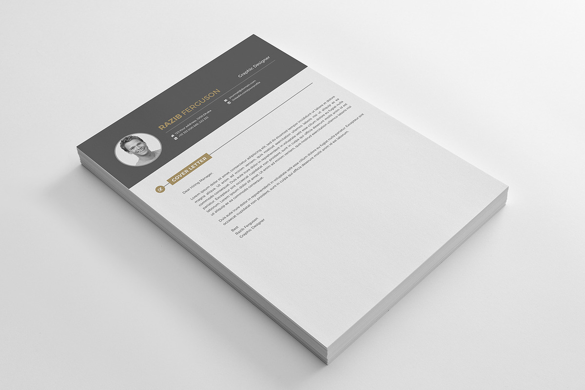 Resume CV, a Resume Template by Rongmistiry (Photo 4 of 6)