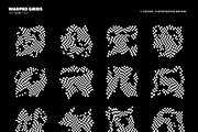 WARPED GRIDS vol.1 - Grid designs, an Object Graphic by RAWSTR (Thumbnail 9 of 17)