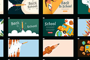 Back to School Vector Background and, a Person Illustration by foxndeer (Thumbnail 3 of 3)