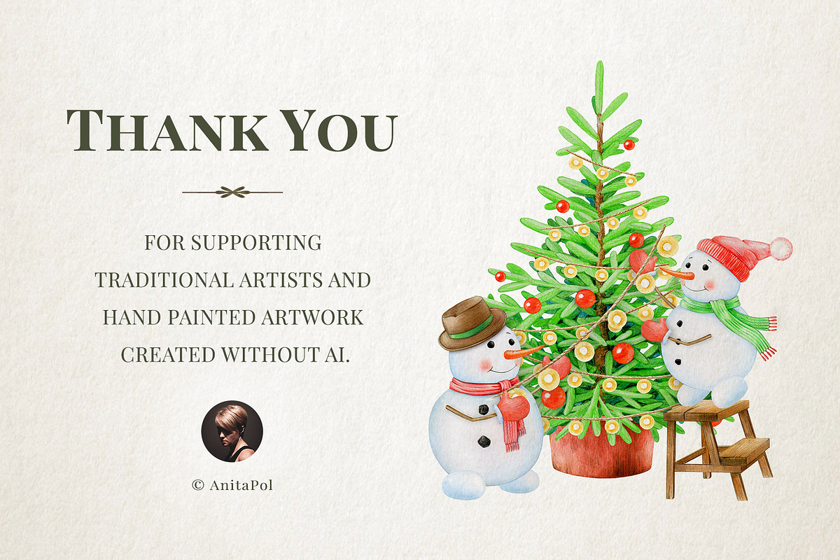 Winter Wonderland Clipart, a Seasonal Illustration by AnitaPol (Photo 20 of 20)