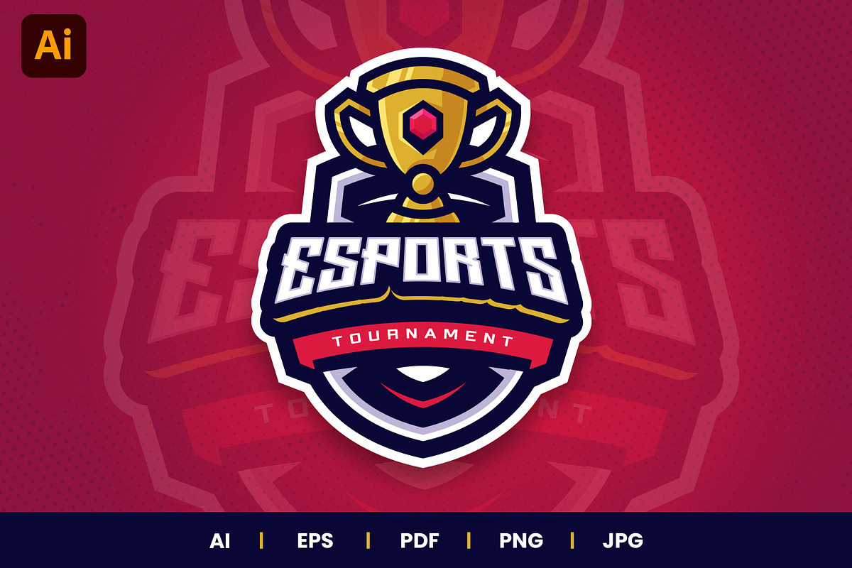 E-sports Gaming Logo Template, a Branding & Logo Template by Akito Studio