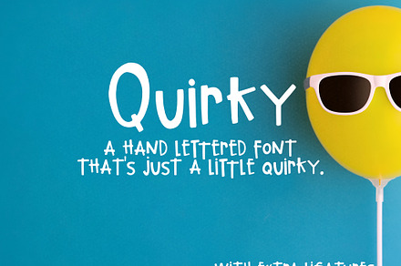 Quirky Hand-lettered Font