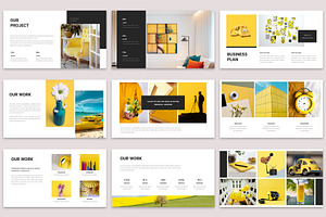 Yellow Creative Powerpoint Template