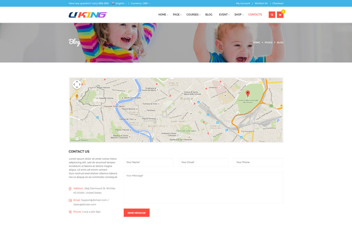 SJ Uking Joomla KindergartenTemplate, a Websites & App Template by SmartAddons (Photo 6 of 6)