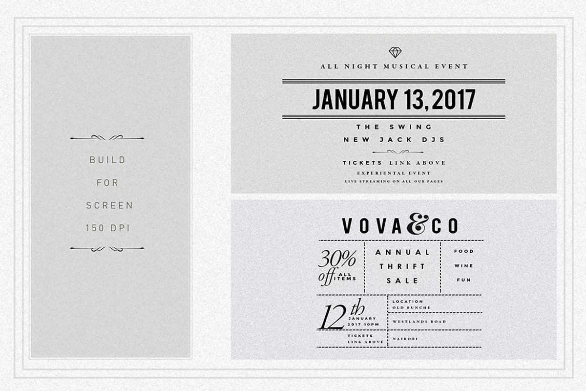 The MINIMALIST Social Media invites, a Social Media Template by Vova (Photo 5 of 9)