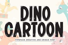 Dino Cartoon | Script Font