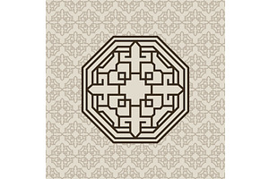 Korean Pattern with figure, an Object Illustration by studiogstock