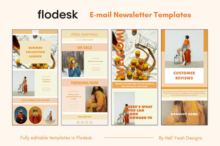 Email Newsletter Templates, an Email Template by HellYeahDesigns