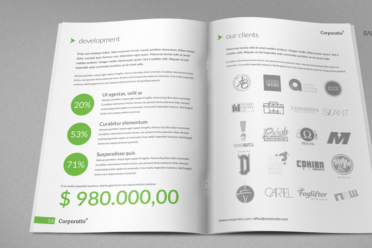 Business_Solution_A4_brochure, a Brochure Template by buttonpl (Photo 4 of 4)