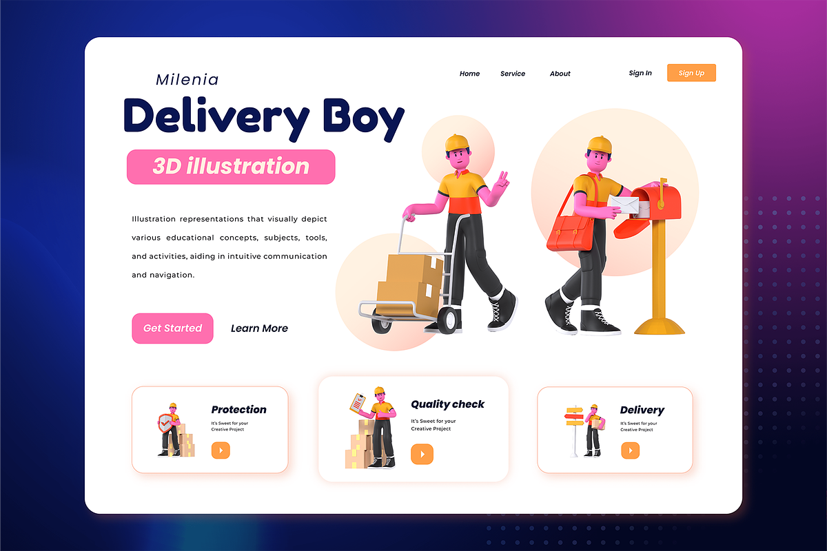Milenia Delivery Boy, a Characters & Person 3D Model by kerismaker (Photo 6 of 8)