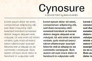 Cynosure, a Sans Serif Font by Device (Thumbnail 6 of 8)