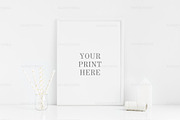 30x40 print mockup white frame 3:4, a Print Template by Grace White (Thumbnail 1 of 4)