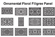 Vintage Floral Filigree Panel, an Object Graphic by Creativeshirt (Thumbnail 1 of 3)