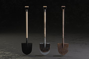 Shovel Set, an Object 3D Model by mockupzz (Thumbnail 4 of 9)