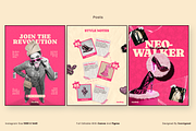 PINKNOISE Brutalist Social Media Kit, a Social Media Template by Sooni Gaad (Thumbnail 7 of 10)