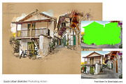 Urban Sketcher Photoshop Action, an Action Add-On by SlideSalad (Thumbnail 14 of 31)